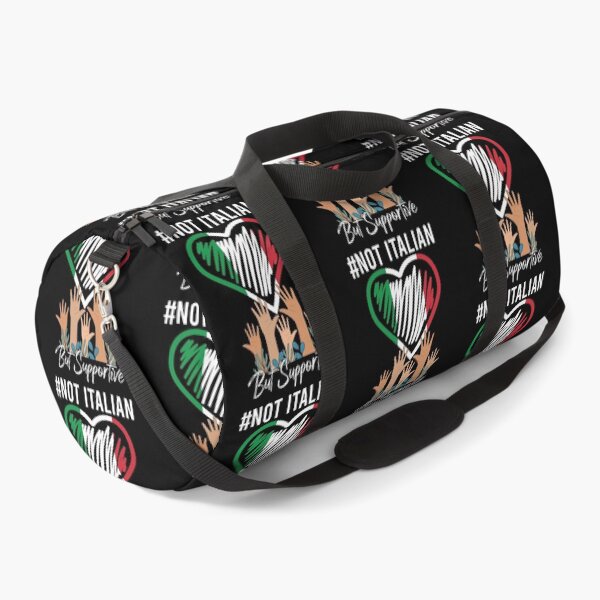 Item preview, Not Italian But Supportive - Funny Cute Italian Flag Heart Solidarity Design designed and sold by ALITOPRINCE.