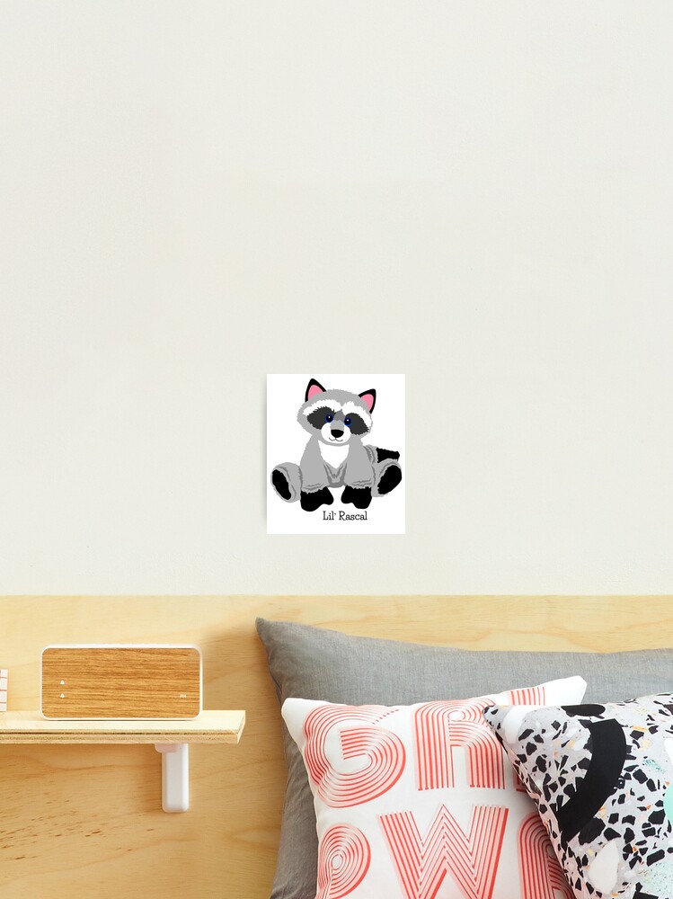 Thumbnail 2 of 3, Photographic Print, Lil' Rascal Racoon designed and sold by KColbyStudios.