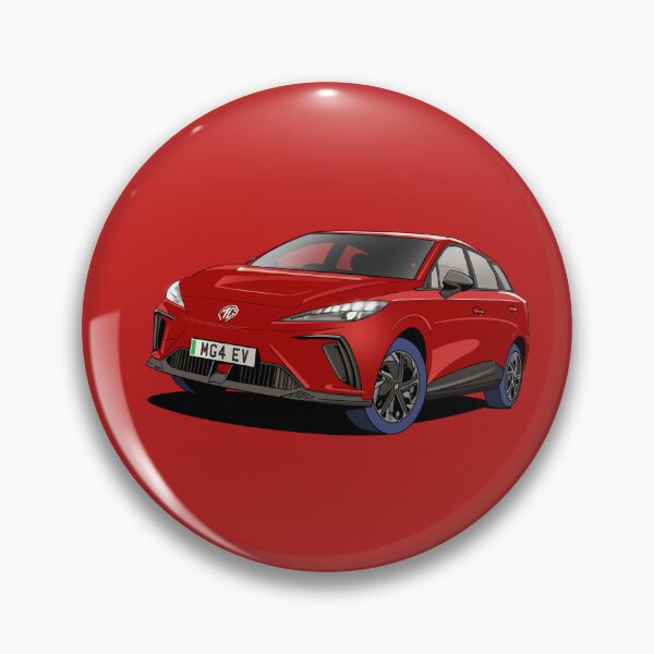 Item preview, MG4 EV in Dynamic Red designed and sold by Webazoot Industries - Car Art.