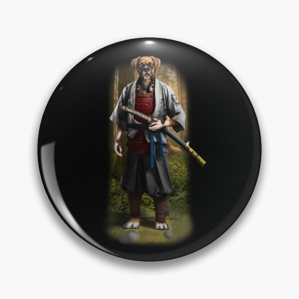 Item preview, Exclusive Hand Drawn Samurai Dog | Samurai Collection Item-4 (Dog) | by Rendigart Studio designed and sold by rendigart.