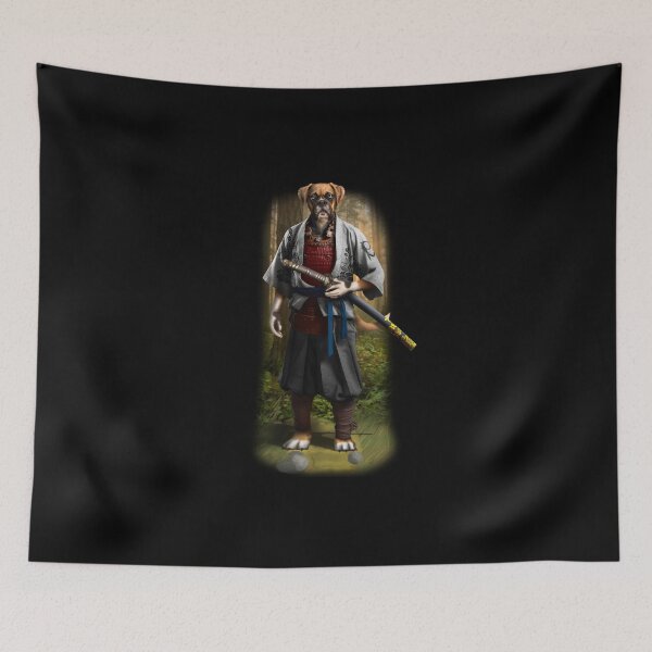 Item preview, Exclusive Hand Drawn Samurai Dog | Samurai Collection Item-4 (Dog) | by Rendigart Studio designed and sold by rendigart.