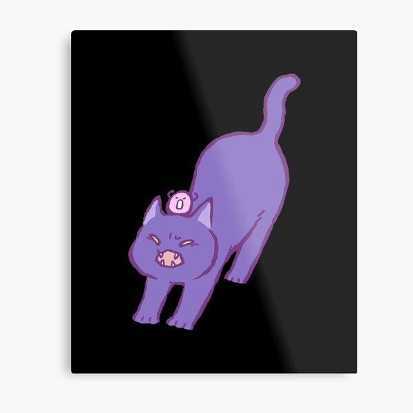 Cute angry cat' Poster, picture, metal print, paint by Evgenuy Merkushov