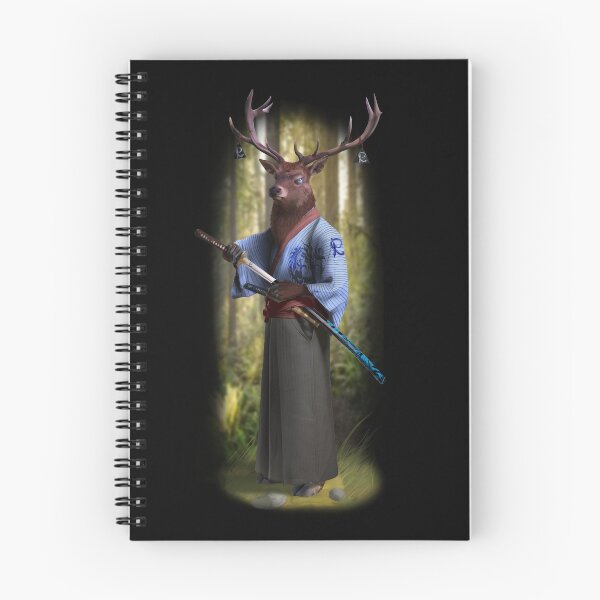 Item preview, Exclusive Hand Drawn Samurai Deer | Samurai Collection Item-3 (Deer) | by Rendigart Studio designed and sold by rendigart.