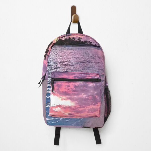 Item preview, Beach Sunset, Tropical Beach, Tropical Sunset, Calm Beach, Pink Sunset, Purple Sunset, Palm Trees, Carribean Beach, Island Sunset, Island Beach, designed and sold by Nostrathomas66.