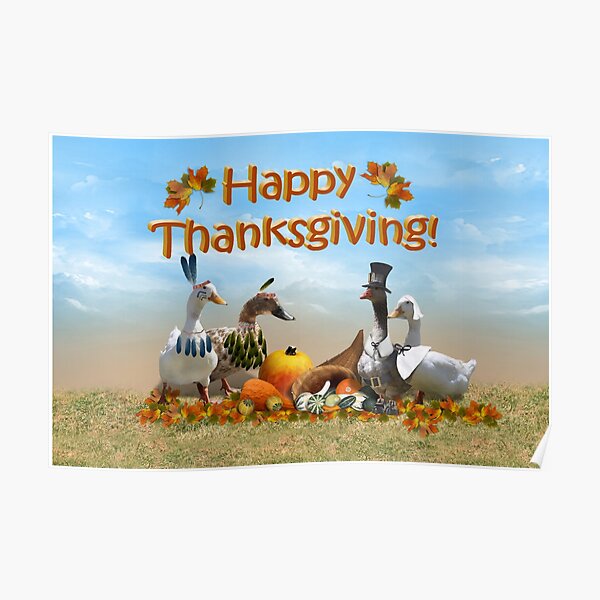 Happy Thanksgiving! Poster