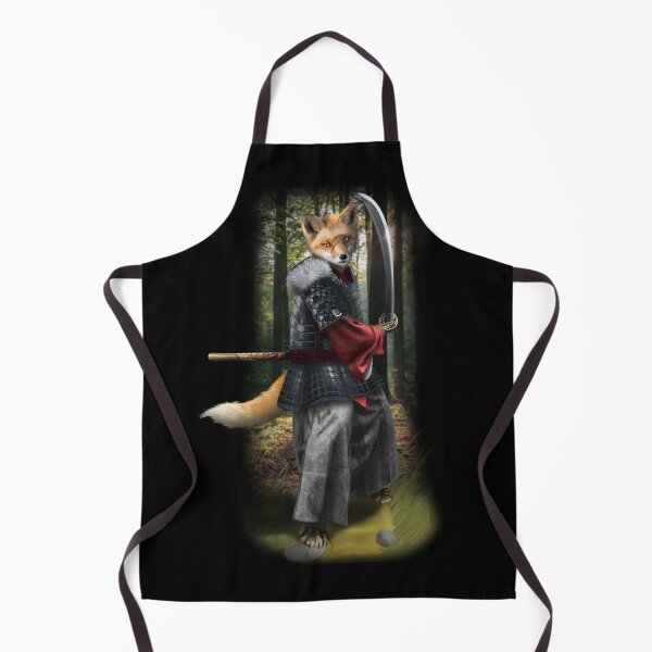 Item preview, Exclusive Hand Drawn Samurai Fox | Samurai Collection Item-5 (Fox) | by Rendigart Studio designed and sold by rendigart.