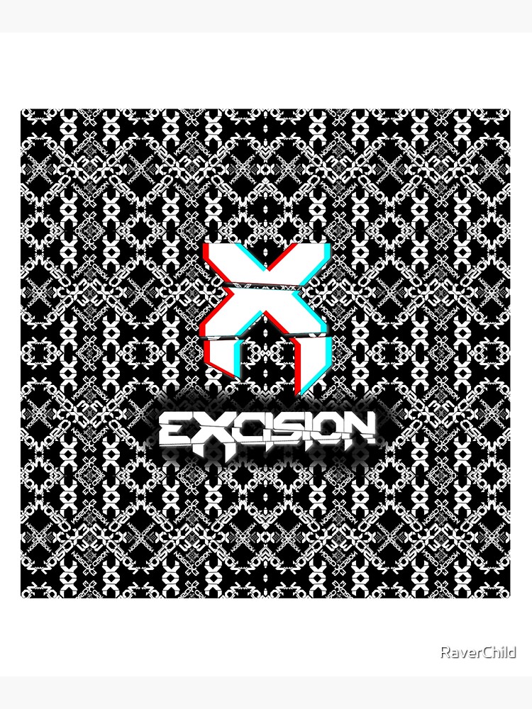 Excision 'Sliced' Logo All-Over Tote Bags