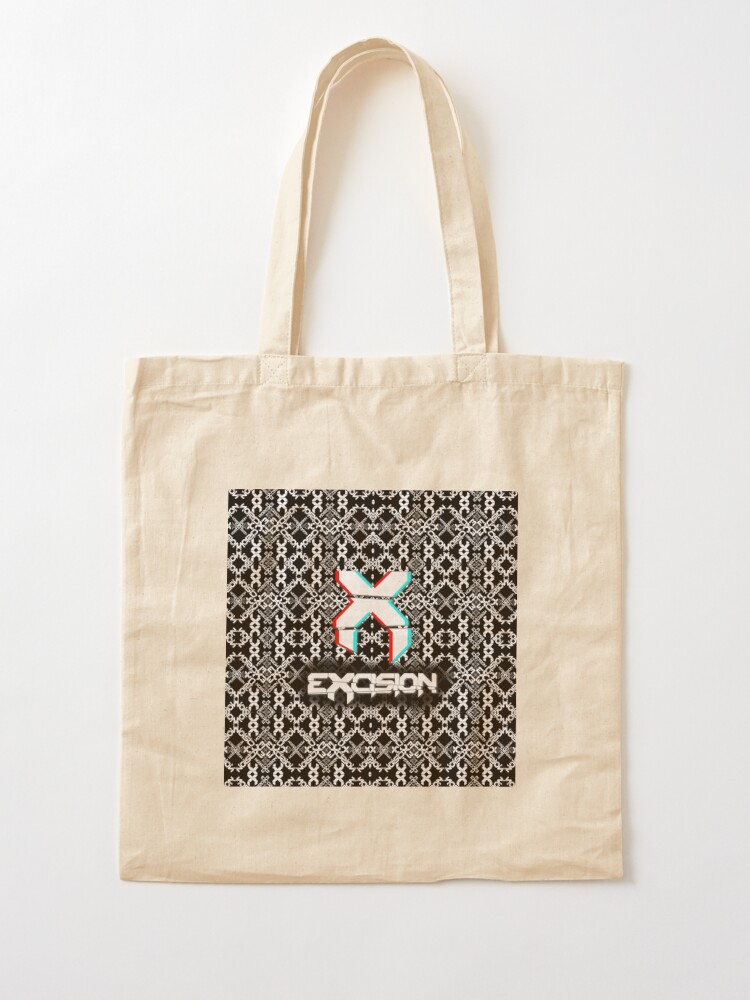 Excision 'Sliced' Logo All-Over Tote Bags