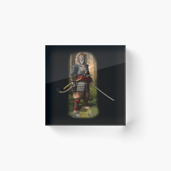 Item preview, Exclusive Hand Drawn Samurai Lion | Samurai Collection Item-7 (Lion) | by Rendigart Studio designed and sold by rendigart.
