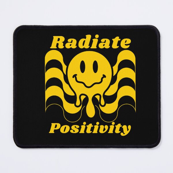 Item preview, Radiate Positivity Cute Melting Smiley With Positivity And Quote  designed and sold by Artistusha.