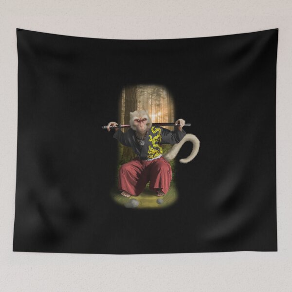 Item preview, Exclusive Hand Drawn Samurai Monkey | Samurai Collection Item-8 (Monkey) | by Rendigart Studio designed and sold by rendigart.
