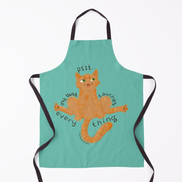 Item preview, Psst, guess what? Your cat's butt touches everything designed and sold by waywardfoxkit.