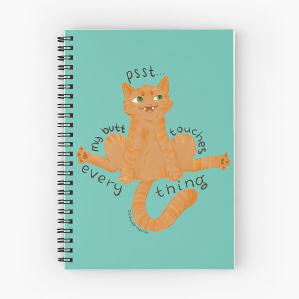 Item preview, Psst, guess what? Your cat's butt touches everything designed and sold by waywardfoxkit.