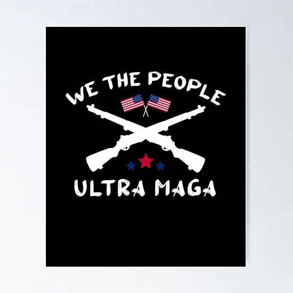 Item preview, We The People Ultra Maga, Vintage Proud Ultra Maga Gift For Military People designed and sold by Graphicista.
