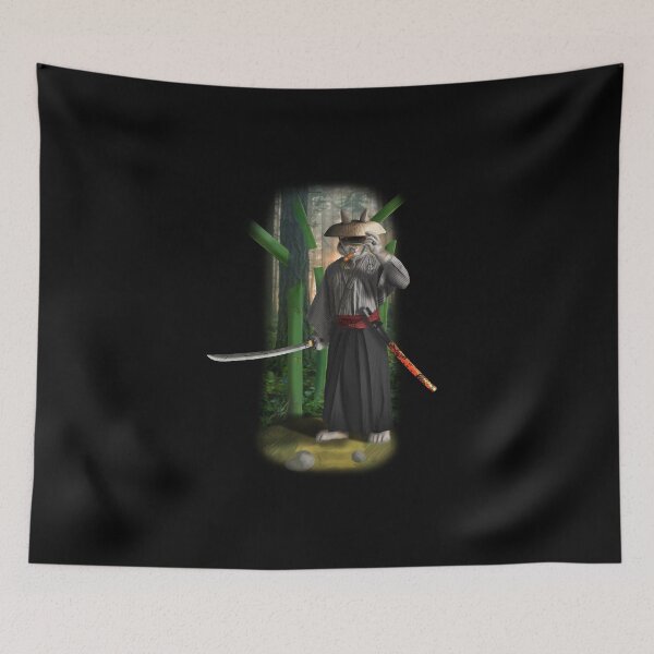 Item preview, Exclusive Hand Drawn Samurai Rabbit | Samurai Collection Item-9 (Rabbit) | by Rendigart Studio designed and sold by rendigart.