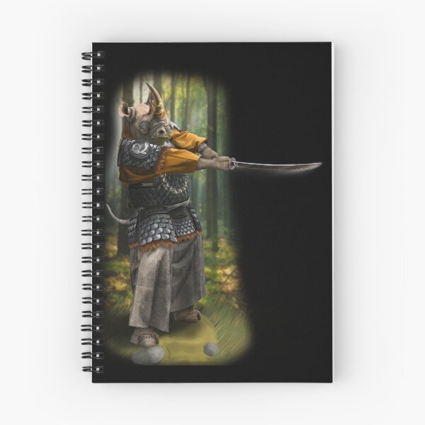 Item preview, Exclusive Hand Drawn Samurai Rhino | Samurai Collection Item-10 (Rhino) | by Rendigart Studio designed and sold by rendigart.