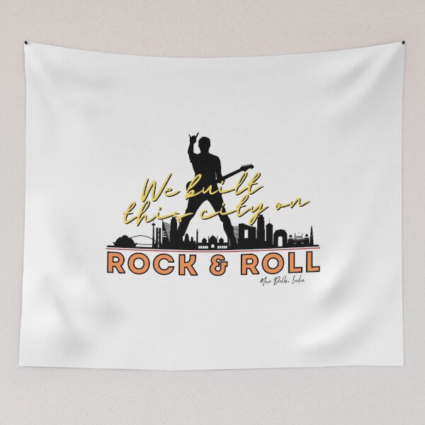 Item preview, We Built this City - New Delhi, Yellow designed and sold by Mean-Musician.