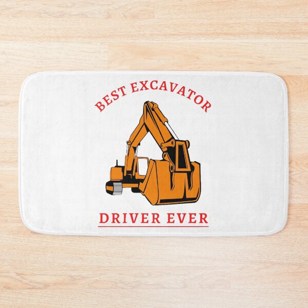 Item preview, best excavator driver ever, Construction Worker Gift, I'll Be In My Office designed and sold by Trucker10.