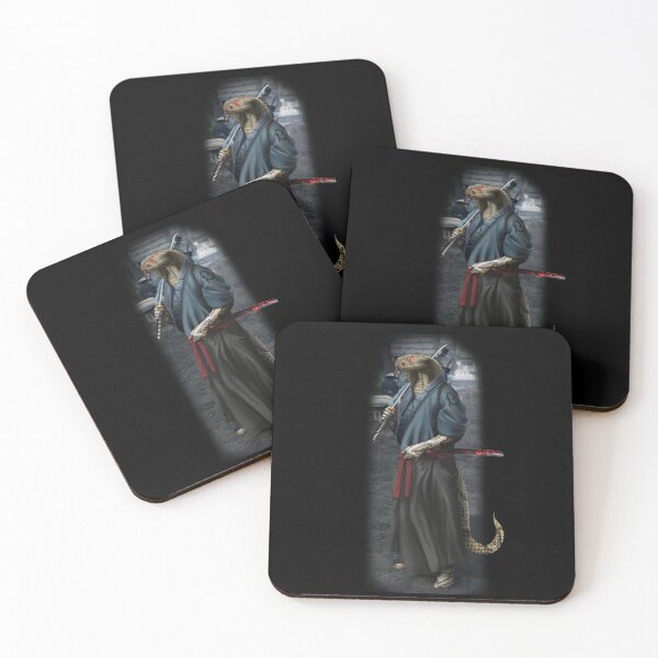 Item preview, Exclusive Hand Drawn Samurai Snake | Samurai Collection Item-11 (Snake) | by Rendigart Studio designed and sold by rendigart.