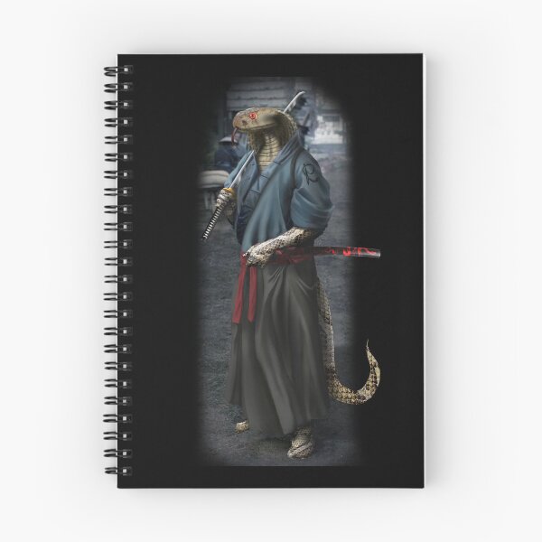 Item preview, Exclusive Hand Drawn Samurai Snake | Samurai Collection Item-11 (Snake) | by Rendigart Studio designed and sold by rendigart.