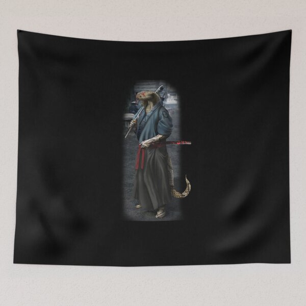 Item preview, Exclusive Hand Drawn Samurai Snake | Samurai Collection Item-11 (Snake) | by Rendigart Studio designed and sold by rendigart.