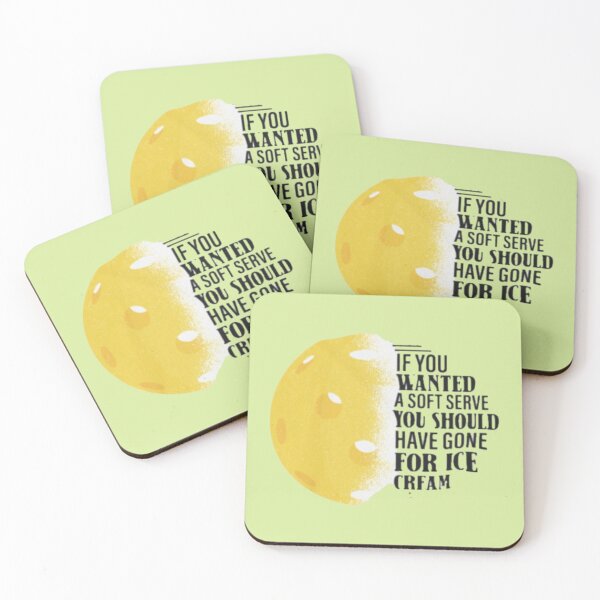 Item preview, If You Want A Soft Serve, Pickleball Game,Funny Pickleball Player designed and sold by Vittorio-23.