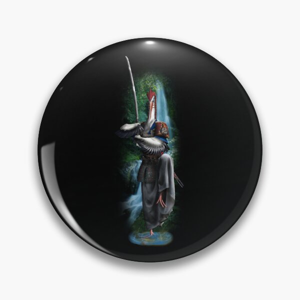Item preview, Exclusive Hand Drawn Samurai Stork | Samurai Collection Item-12 (Stork) | by Rendigart Studio designed and sold by rendigart.