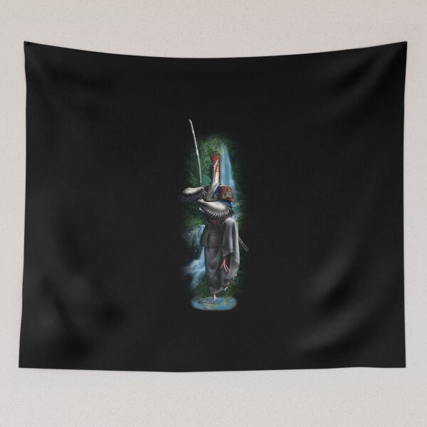 Item preview, Exclusive Hand Drawn Samurai Stork | Samurai Collection Item-12 (Stork) | by Rendigart Studio designed and sold by rendigart.