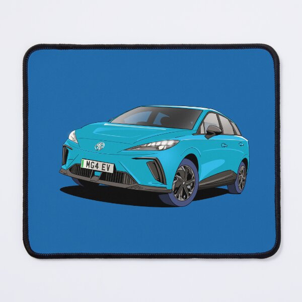 Item preview, MG4 EV Electric Car in Holborn Blue designed and sold by Webazoot Industries - Car Art.