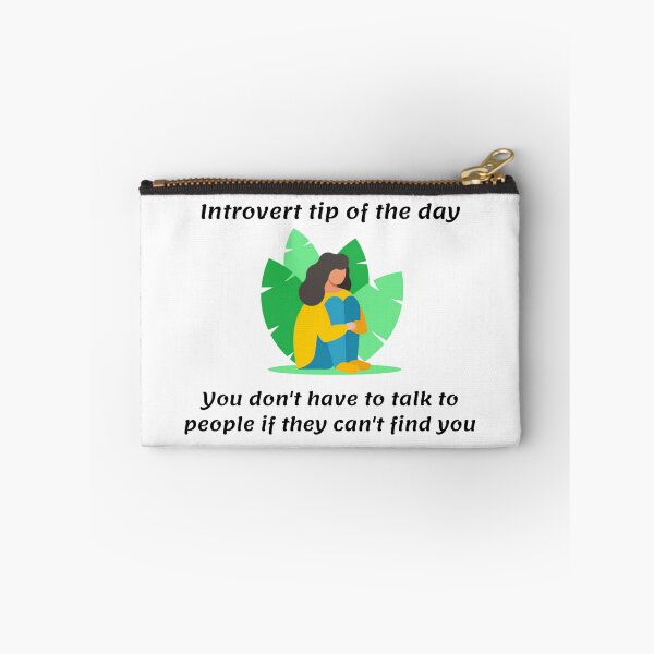 Item preview, Introvert tip of the day. you don't have to talk to people if they can't find you - funny designed and sold by PellSilversmith.