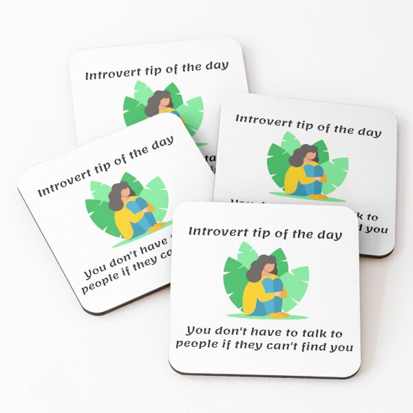 Item preview, Introvert tip of the day. you don't have to talk to people if they can't find you - funny designed and sold by PellSilversmith.