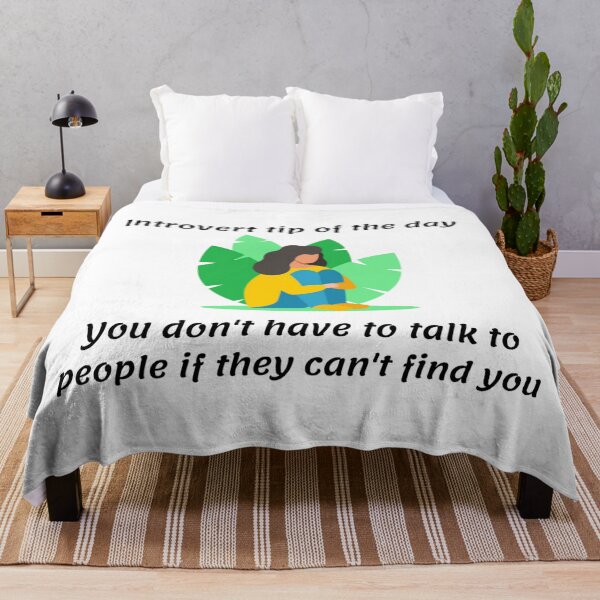 Item preview, Introvert tip of the day. you don't have to talk to people if they can't find you - funny designed and sold by PellSilversmith.