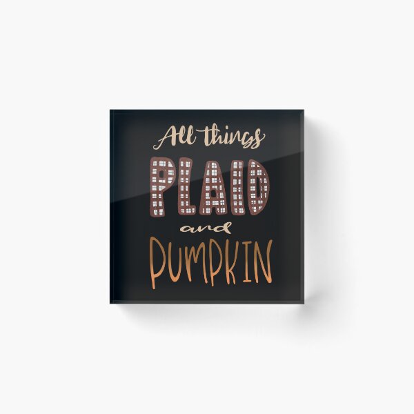 Item preview, Plaid & pumpkin designed and sold by Almost Never.