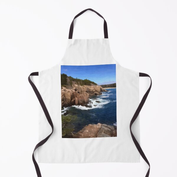 Item preview, Acadia National Park Otter Cliffs Oil Painting designed and sold by jjomally1.