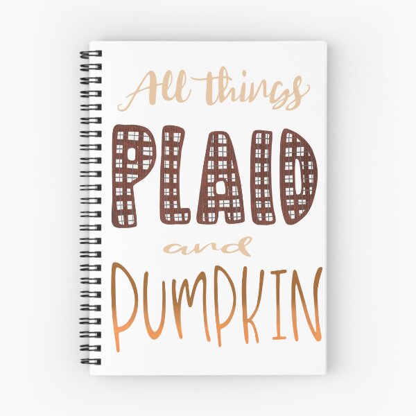 Item preview, Plaid & pumpkin designed and sold by Almost Never.