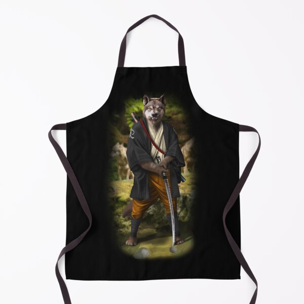 Item preview, Exclusive Hand Drawn Samurai Wolf | Samurai Collection Item-15 (Wolf) | by Rendigart Studio designed and sold by rendigart.
