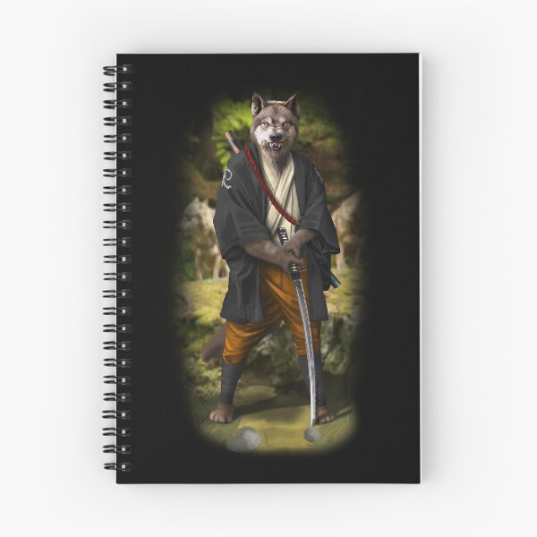 Item preview, Exclusive Hand Drawn Samurai Wolf | Samurai Collection Item-15 (Wolf) | by Rendigart Studio designed and sold by rendigart.