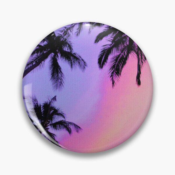 Item preview, Dreamy Pastel Sunset Sky With Palms, Pink And Purple Cotton Candy Clouds Sky, Pastel Floss Sky designed and sold by Paintcorner.