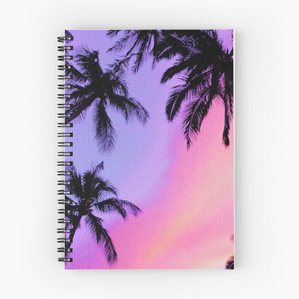 Item preview, Dreamy Pastel Sunset Sky With Palms, Pink And Purple Cotton Candy Clouds Sky, Pastel Floss Sky designed and sold by Paintcorner.