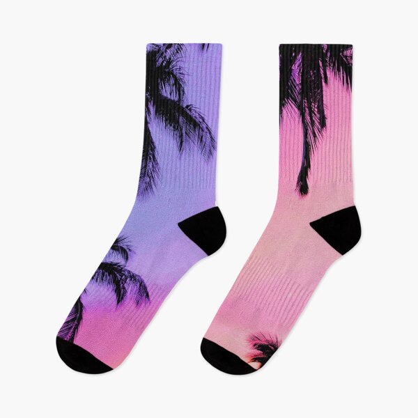 Item preview, Dreamy Pastel Sunset Sky With Palms, Pink And Purple Cotton Candy Clouds Sky, Pastel Floss Sky designed and sold by Paintcorner.