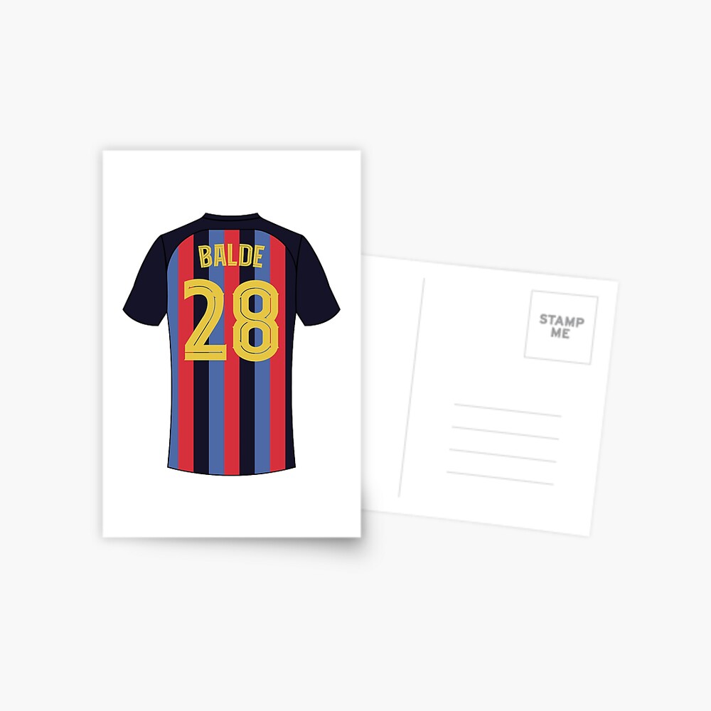 Alex Balde Barcelona football jersey number 28' Greeting Card for Sale by  Justtrendytees