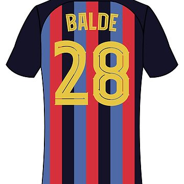 Alex Balde Barcelona football jersey number 28 Poster for Sale by  Justtrendytees