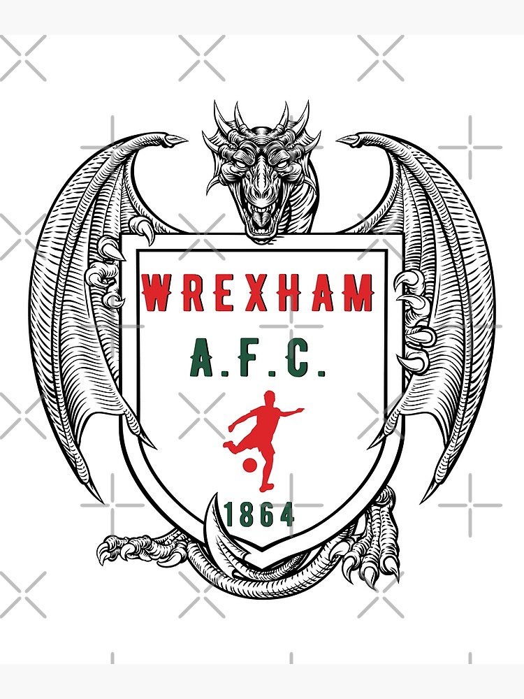 "Wrexham Afc" Poster for Sale by GoldfishDesign Redbubble