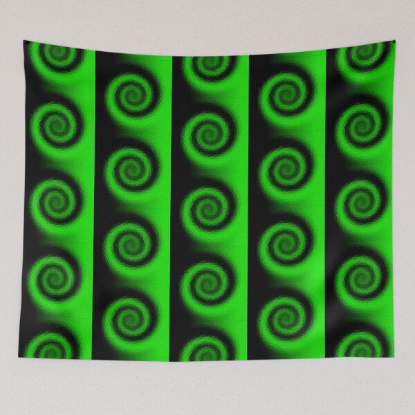 Item preview, Green and black spiral designed and sold by Textures4all.
