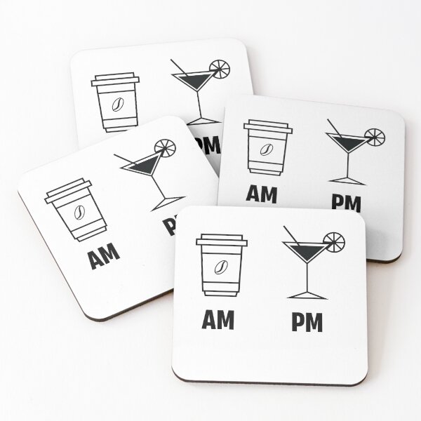 Item preview, AM Coffee PM Wine designed and sold by TheMattDesigns.