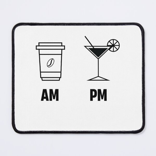 Item preview, AM Coffee PM Wine designed and sold by TheMattDesigns.