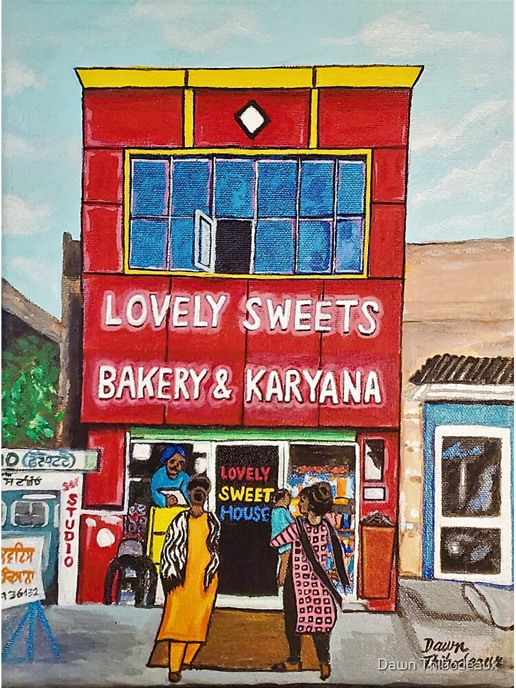 "Lovely Sweets Bakery & Karyana" Sticker for Sale by dawnmaureenart