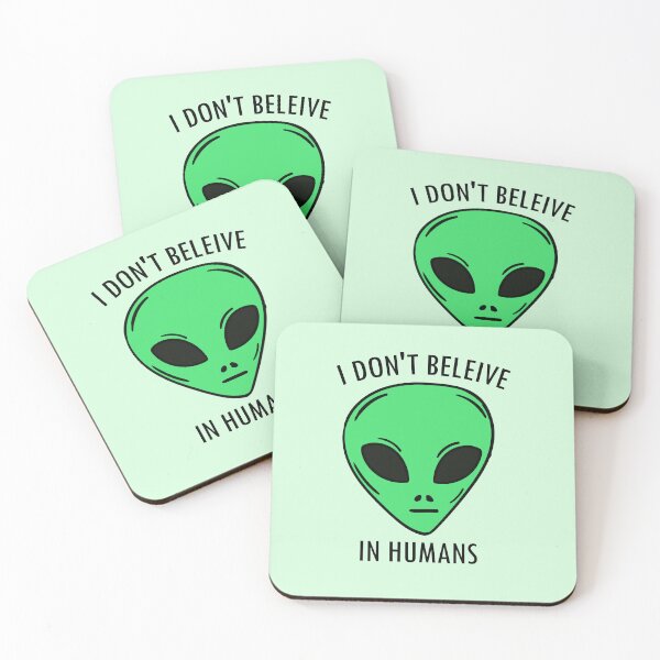 Item preview, I don't Beleive in Humans - alien designed and sold by RMelissart.