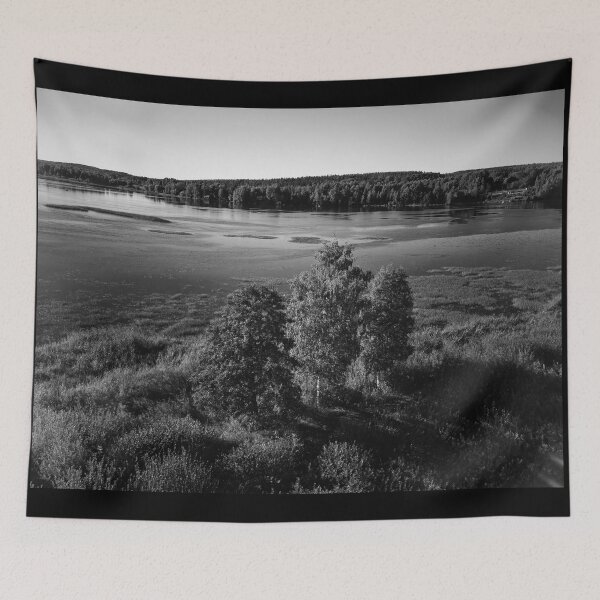 Item preview, A view over Alasenlahti bw designed and sold by Jouko Lehto Photography.