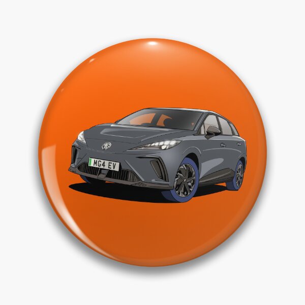 Artikelvorschau, MG4 EV Electric Car in Camden Grey entworfen und verkauft von Webazoot Industries - Car Art.